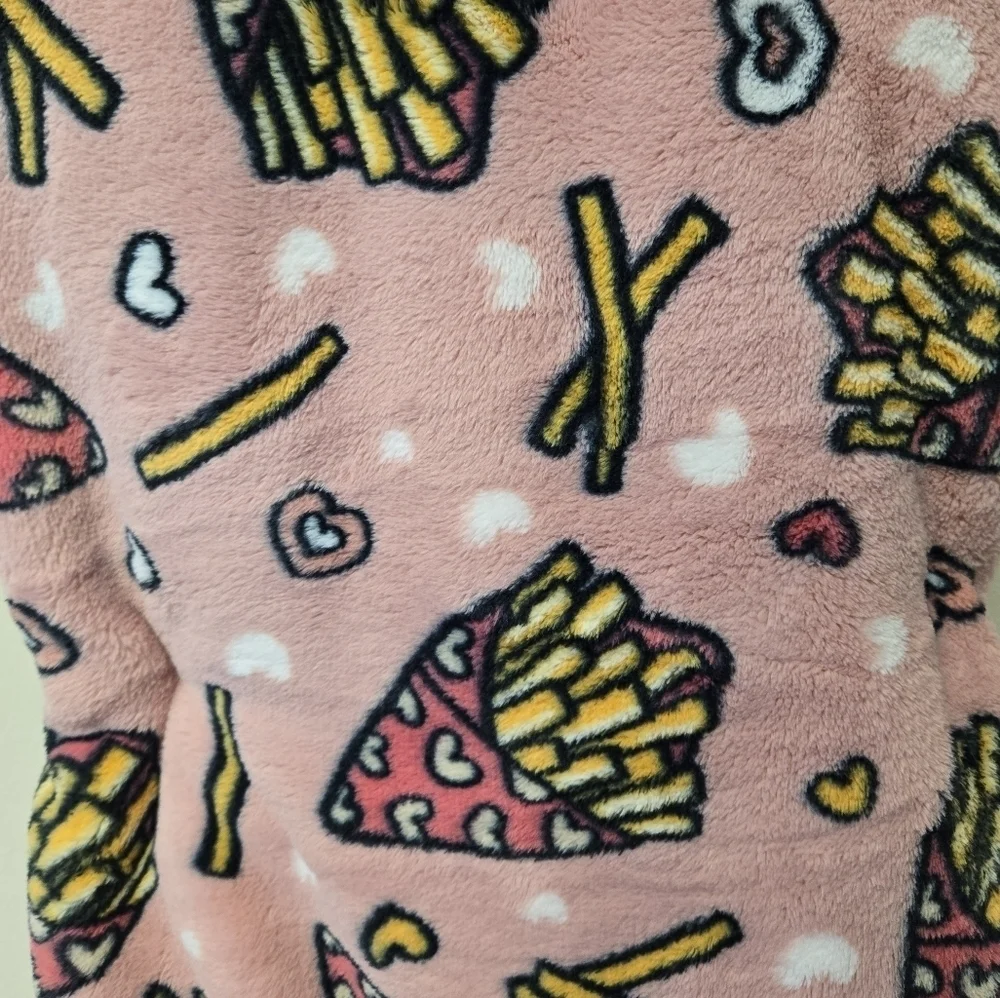 Meant to Be Fries Before Guys French Fry Plush Throw Blanket